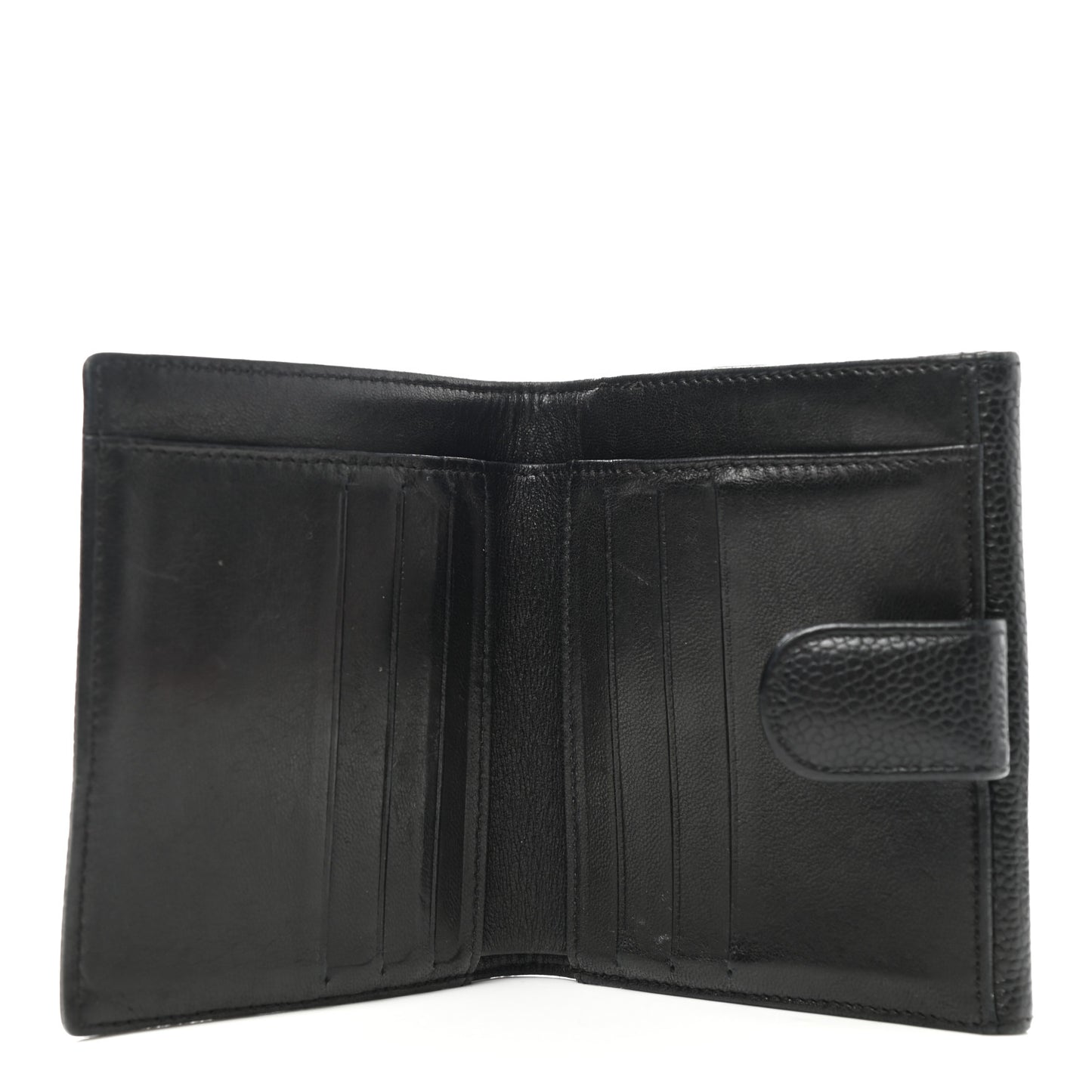 Caviar Timeless CC Flap Wallet Black