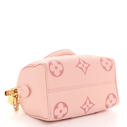 Louis Vuitton Empreinte Monogram Giant Speedy Bandouliere 20 Degrade Rose Pink 4 of 11