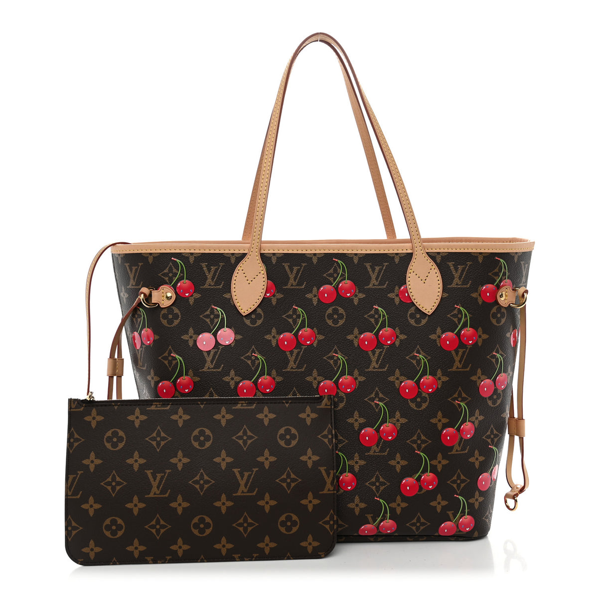 LV X TM Monogram Cerises Neverfull MM