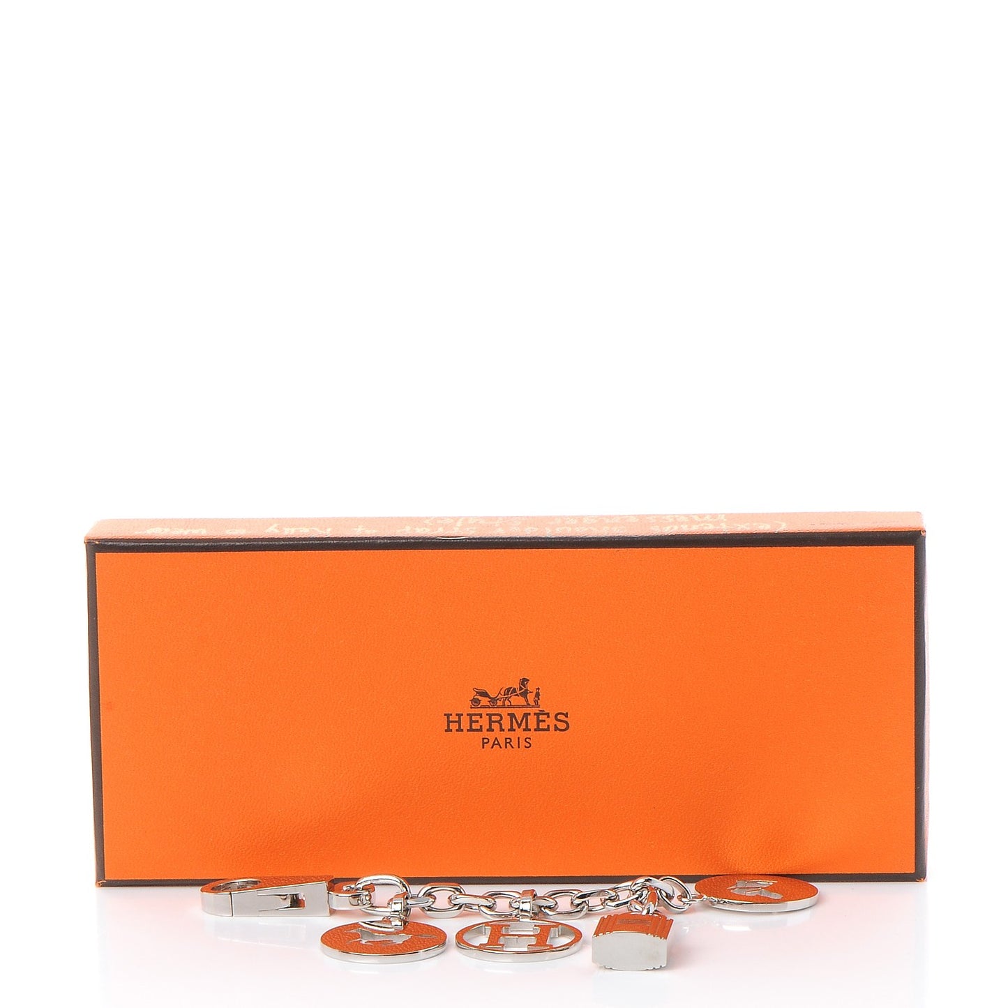 Palladium Breloque Bag Charm Silver