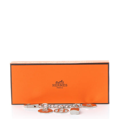 Hermes Palladium Breloque Bag Charm Silver 5 of 5
