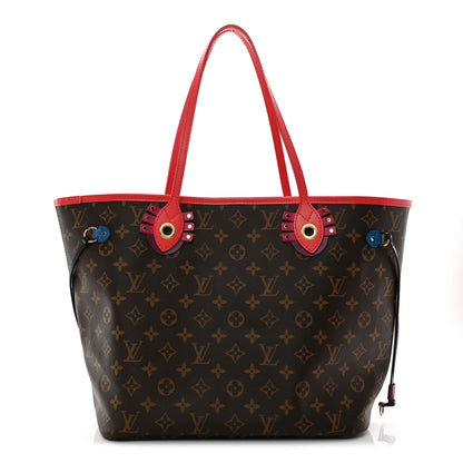 Louis Vuitton Monogram Totem Neo Neverfull MM Flamingo 1 of 16