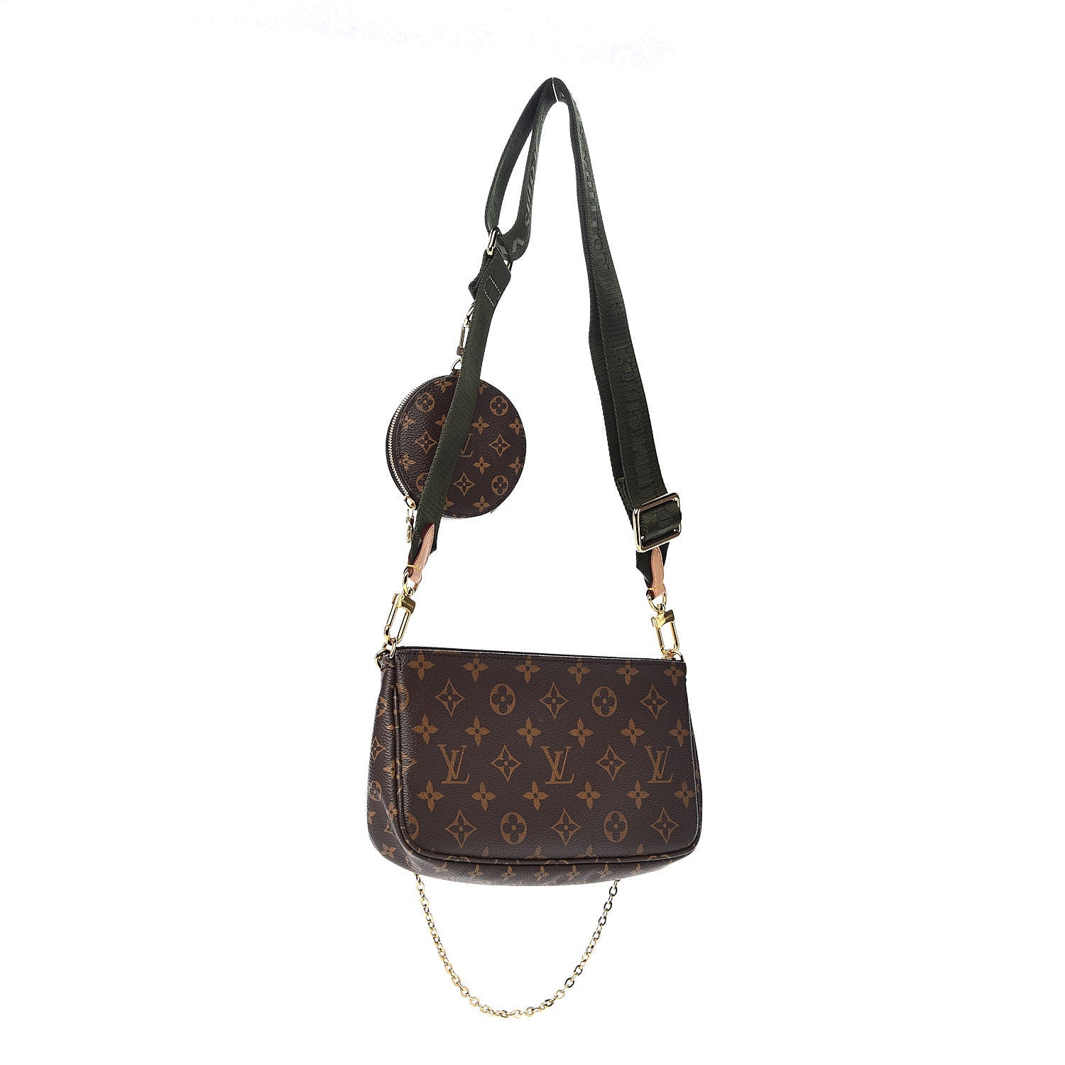 Louis Vuitton Monogram Multi Pochette Accessories Kaki 3 of 13