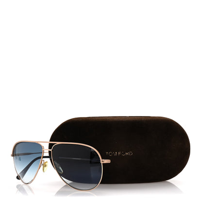 Tom Ford Aviator Erin Sunglasses TF466 Gold 8 of 8