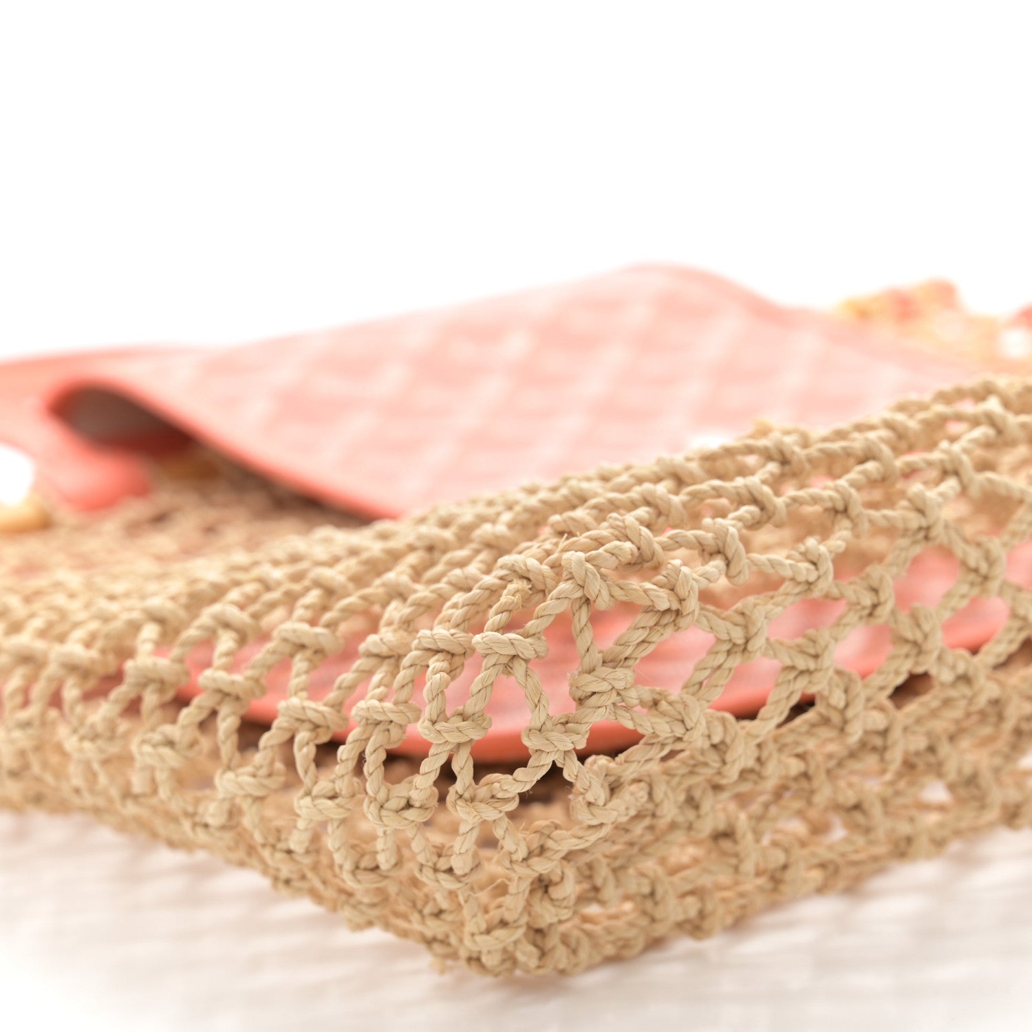Goyard Goyardine Net Aligre Tote Coral 8 of 9