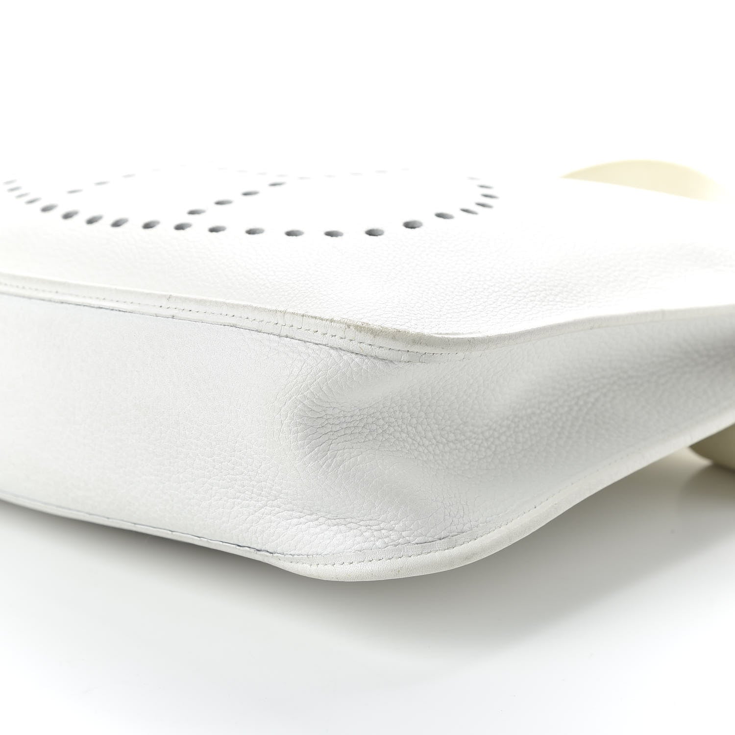 Hermes Taurillon Clemence Evelyne GM White 7 of 15