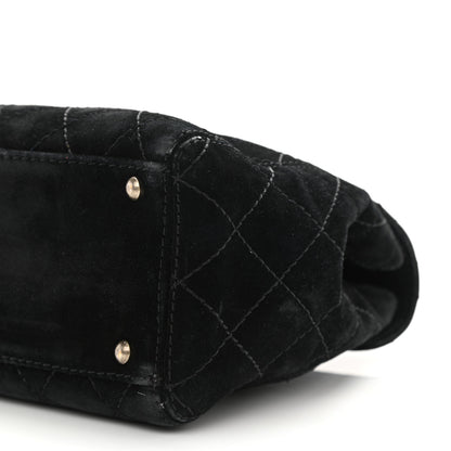Chanel Suede Jumbo Single Flap Black 10 of 11