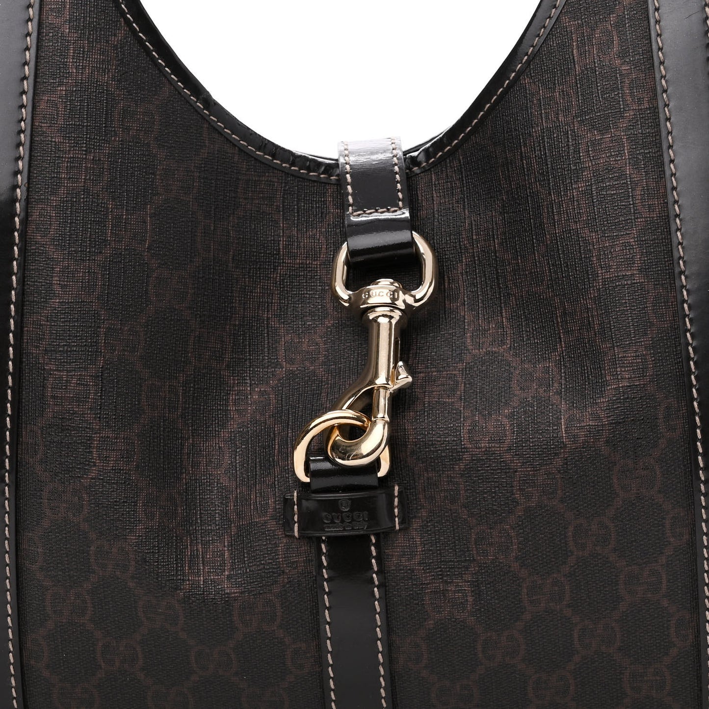 GG Plus Monogram Medium Joy Shoulder Bag Dark Brown