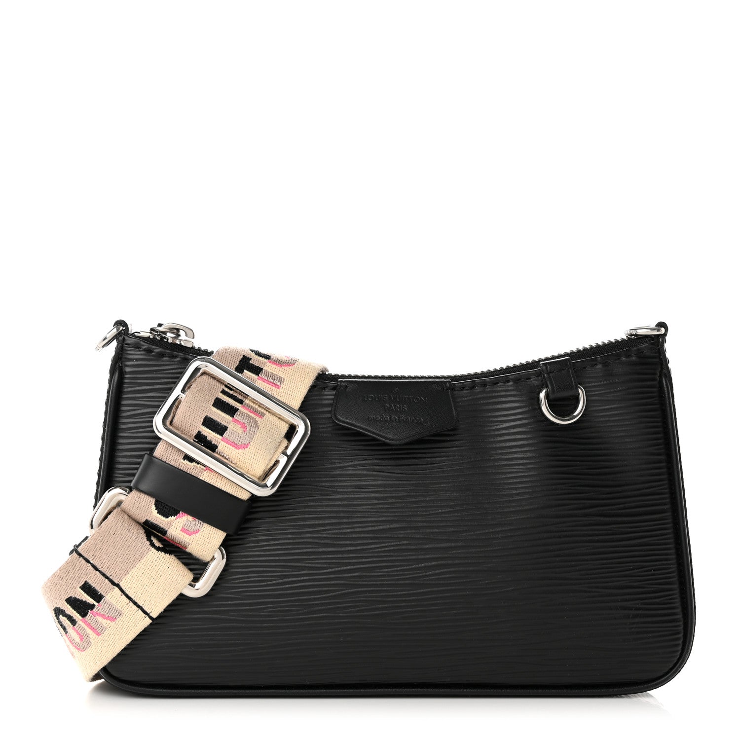 Louis Vuitton Epi Logo Easy Pouch On Strap Black 1 of 11