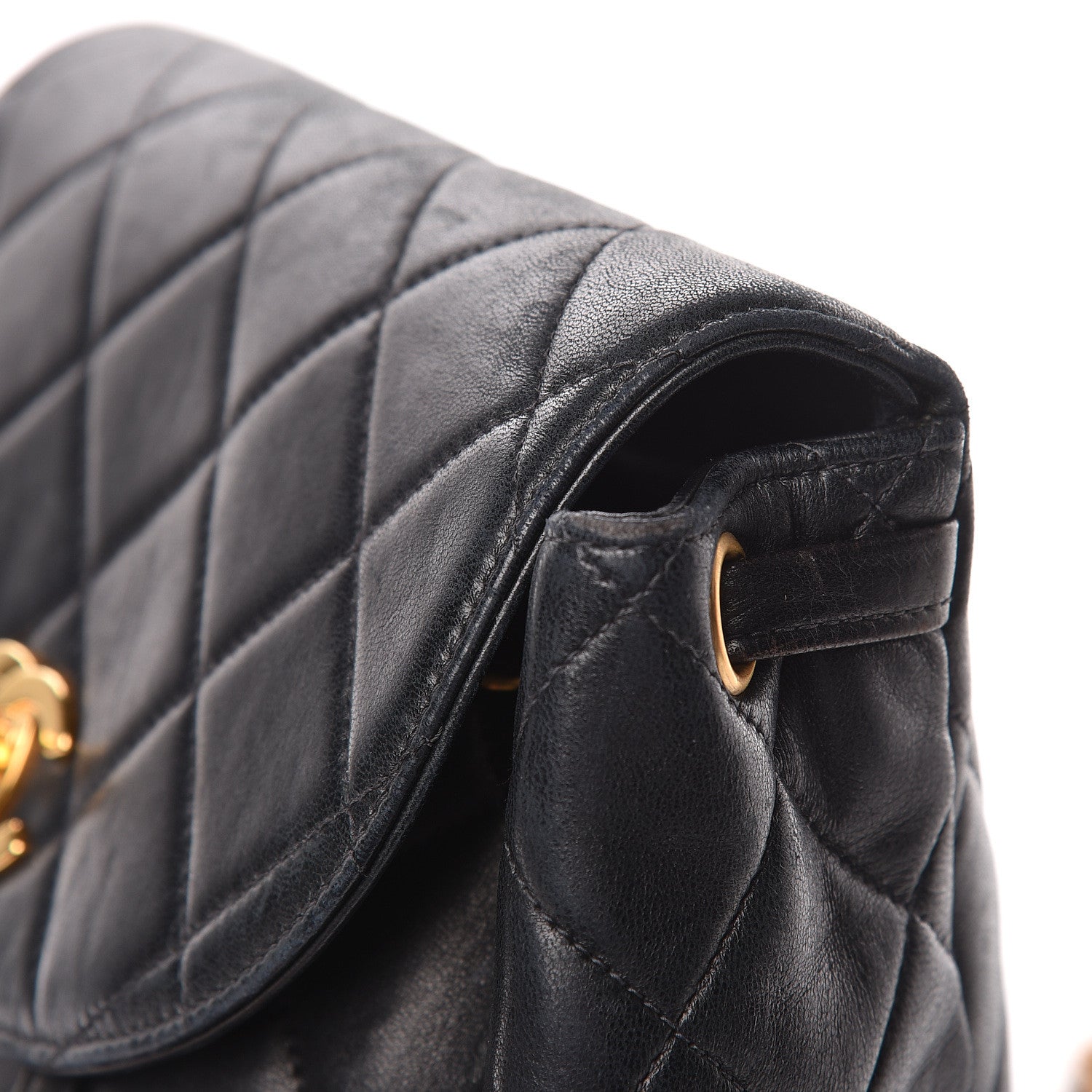 Chanel Lambskin Quilted CC Chain Backpack Black 11 of 18