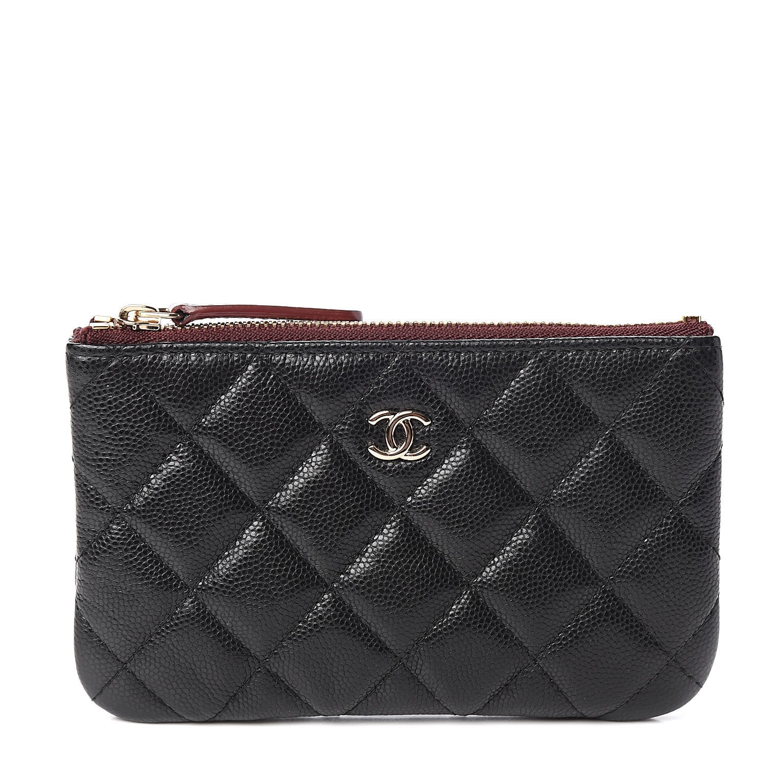 Chanel Caviar Quilted Small Cosmetic Case Black 1 of 8