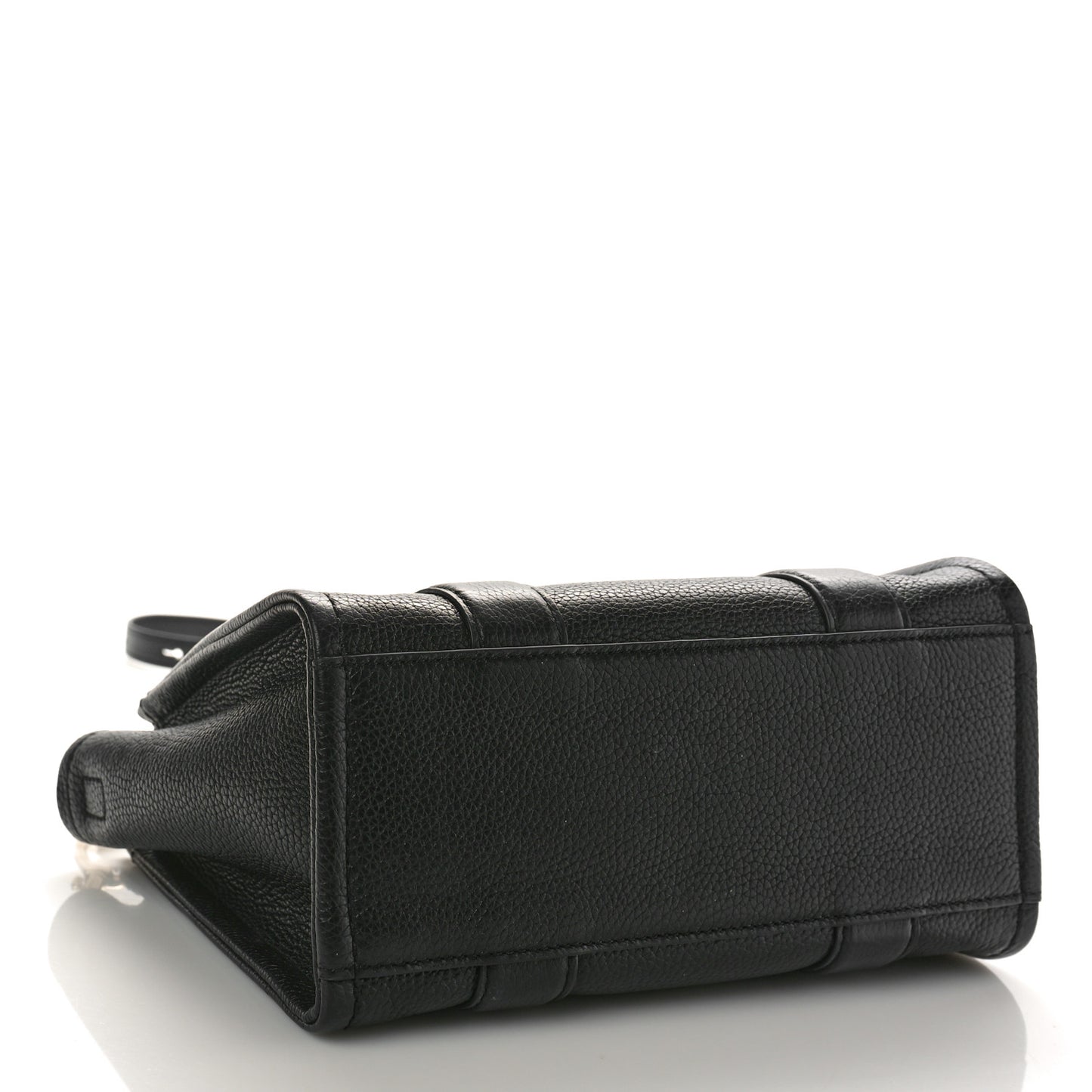 Grained Calfskin Small The Tote Bag Black