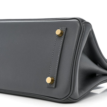 Hermes Evercolor Shoulder Birkin Light 29 Ardoise 10 of 11