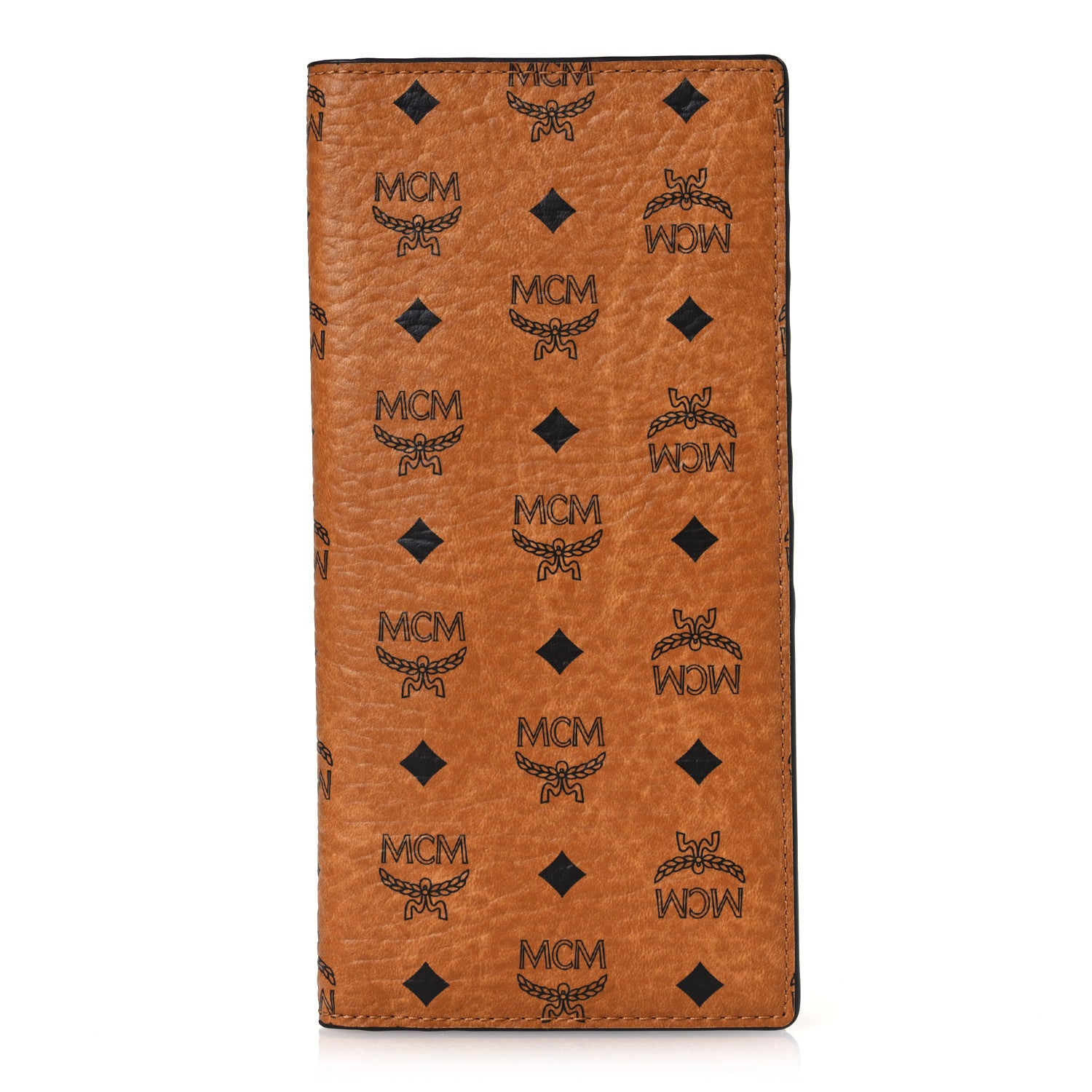 MCM Visetos Bi-Fold Long Wallet Blue 1 of 7