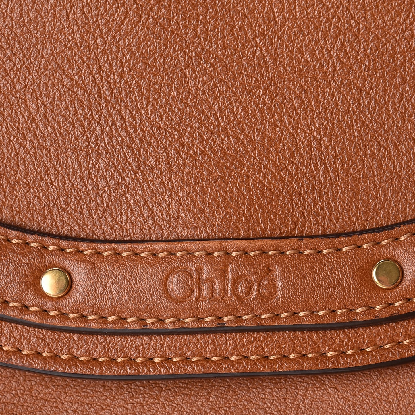 Calfskin Small Nile Bracelet Minaudiere Bag Caramel