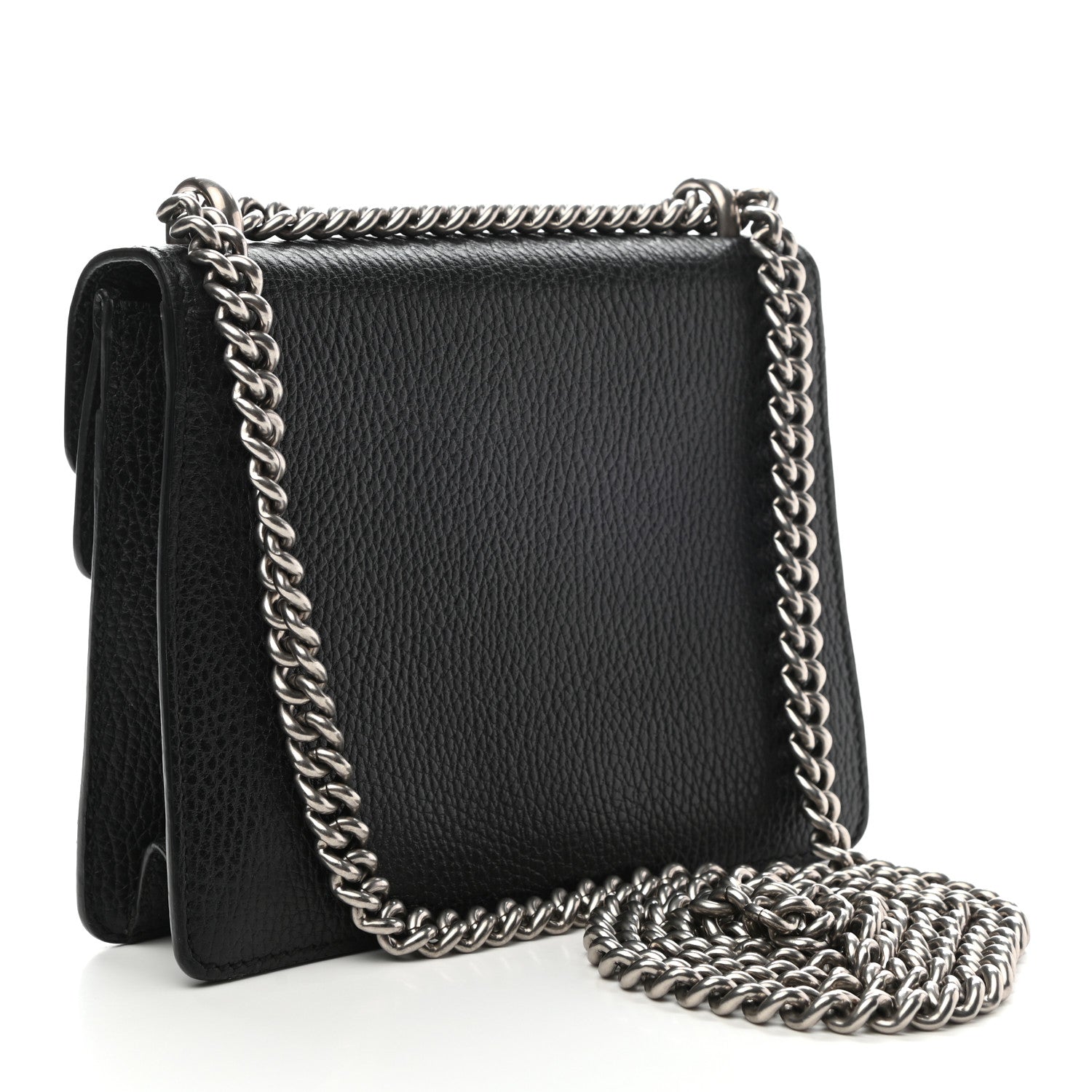Gucci Calfskin Mini Dionysus Shoulder Bag Black 3 of 11