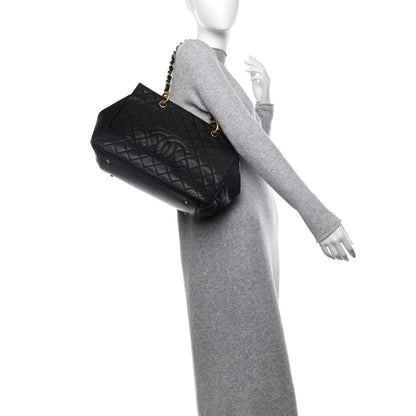 Chanel Caviar Quilted Grand Timeless Tote GTT Black 2 of 13