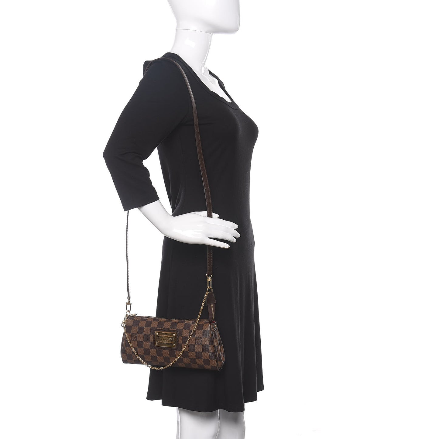 Damier Ebene Eva Clutch