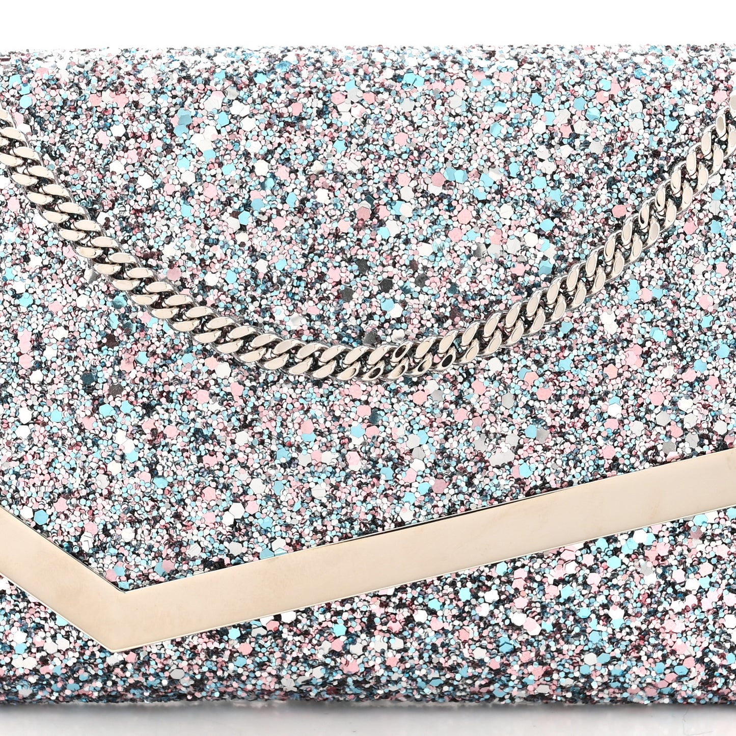 Glitter Emmie Clutch Bubblegum Mix