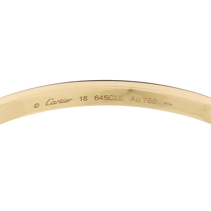 Cartier 18K Yellow Gold Medium LOVE Bracelet 18 6 of 8