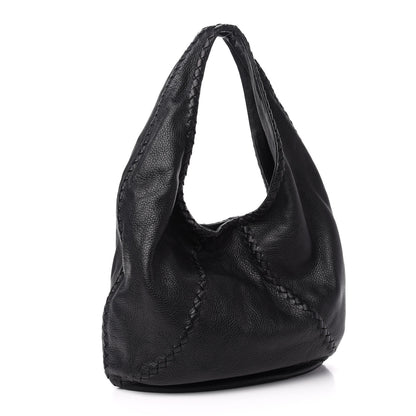Bottega Veneta Cervo Deerskin Large Hobo Black 3 of 9