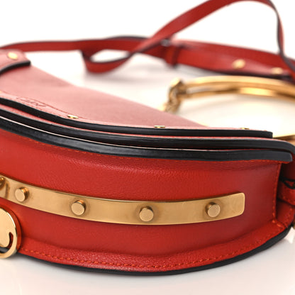 Chloe Calfskin Small Nile Bracelet Minaudiere Bag Earthy Red 9 of 9