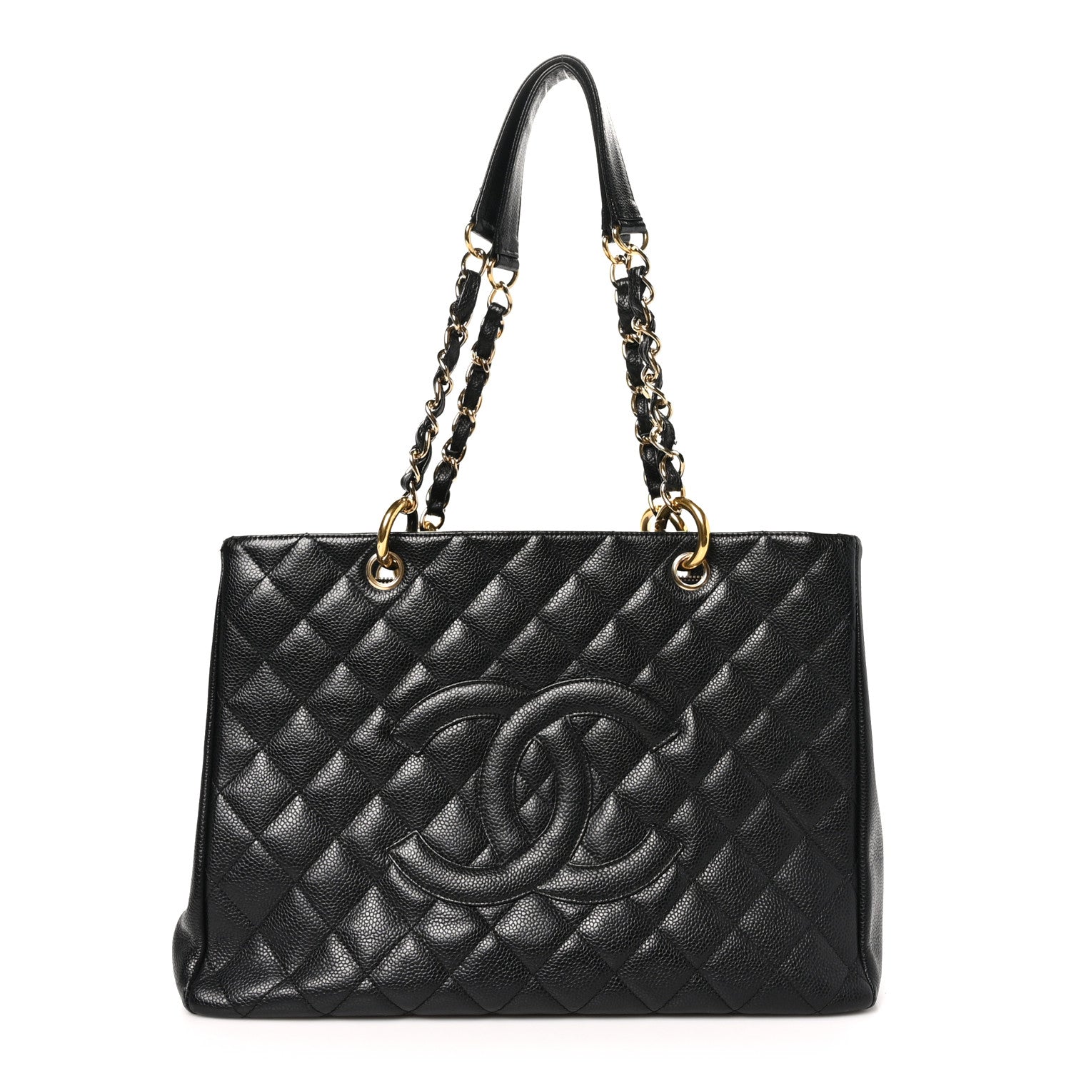 Chanel Caviar Quilted Grand Shopping Tote GST Black 1 of 13
