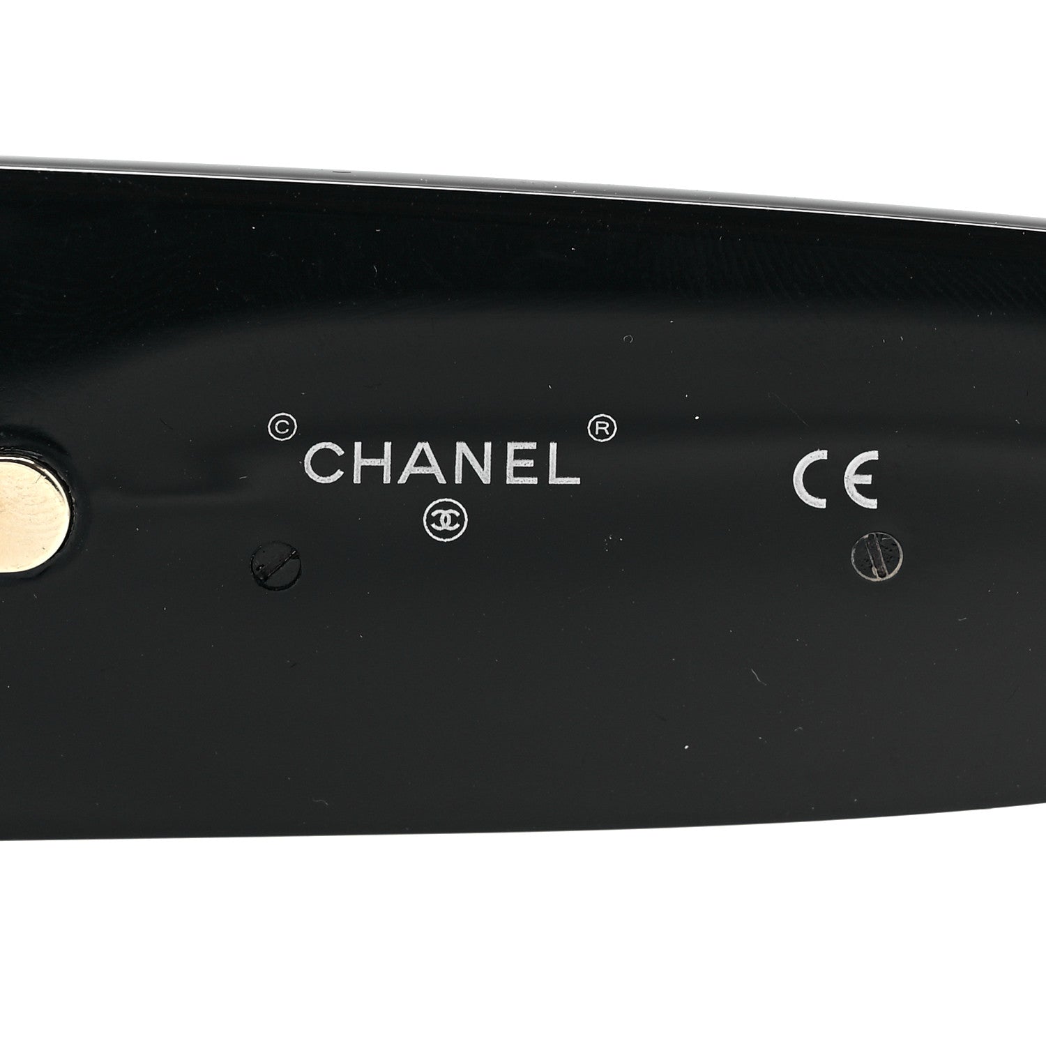 Chanel Acetate CC Logo Square Sunglasses 71472 Black 6 of 7
