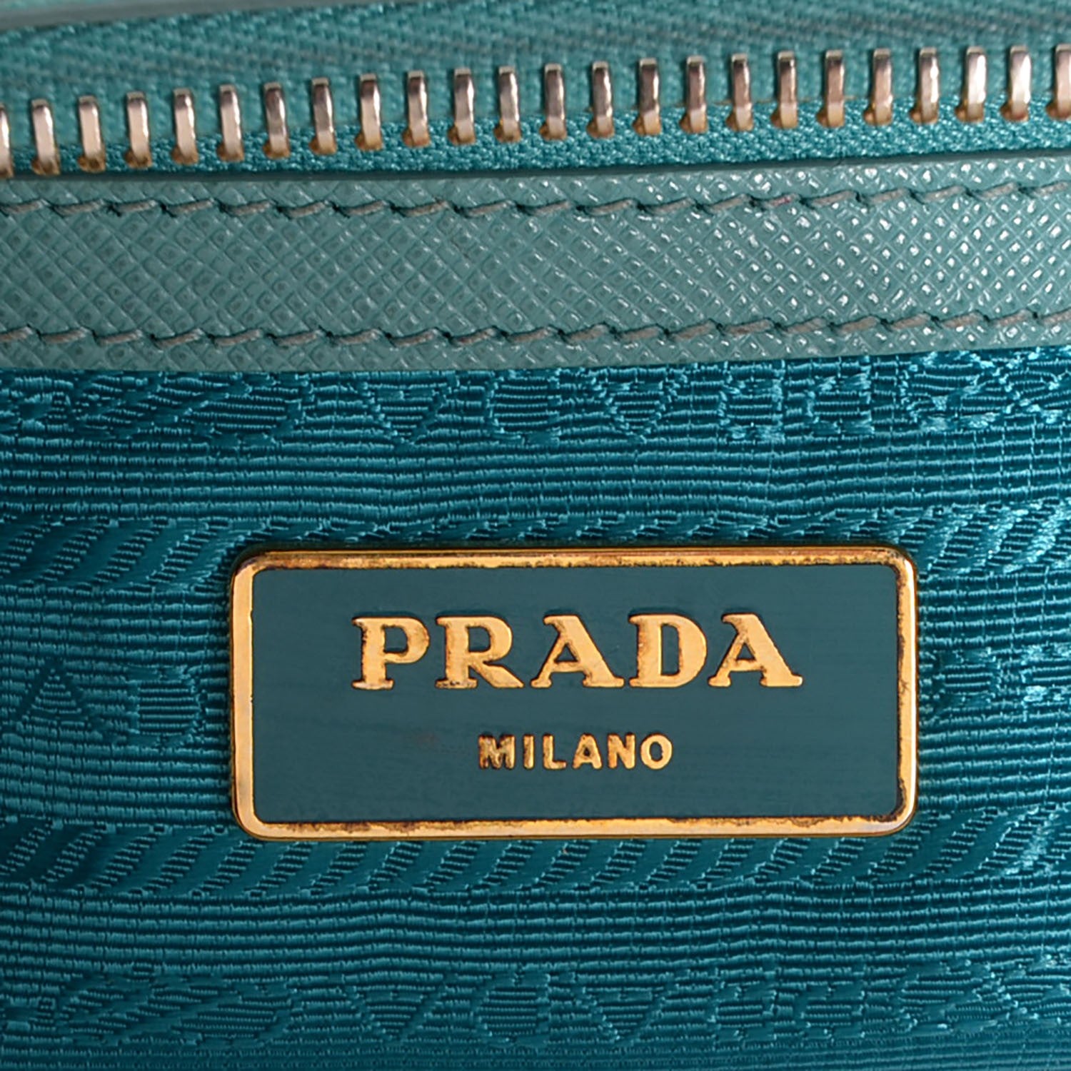 Prada Saffiano Lux Small Double Zip Tote Anice 6 of 12