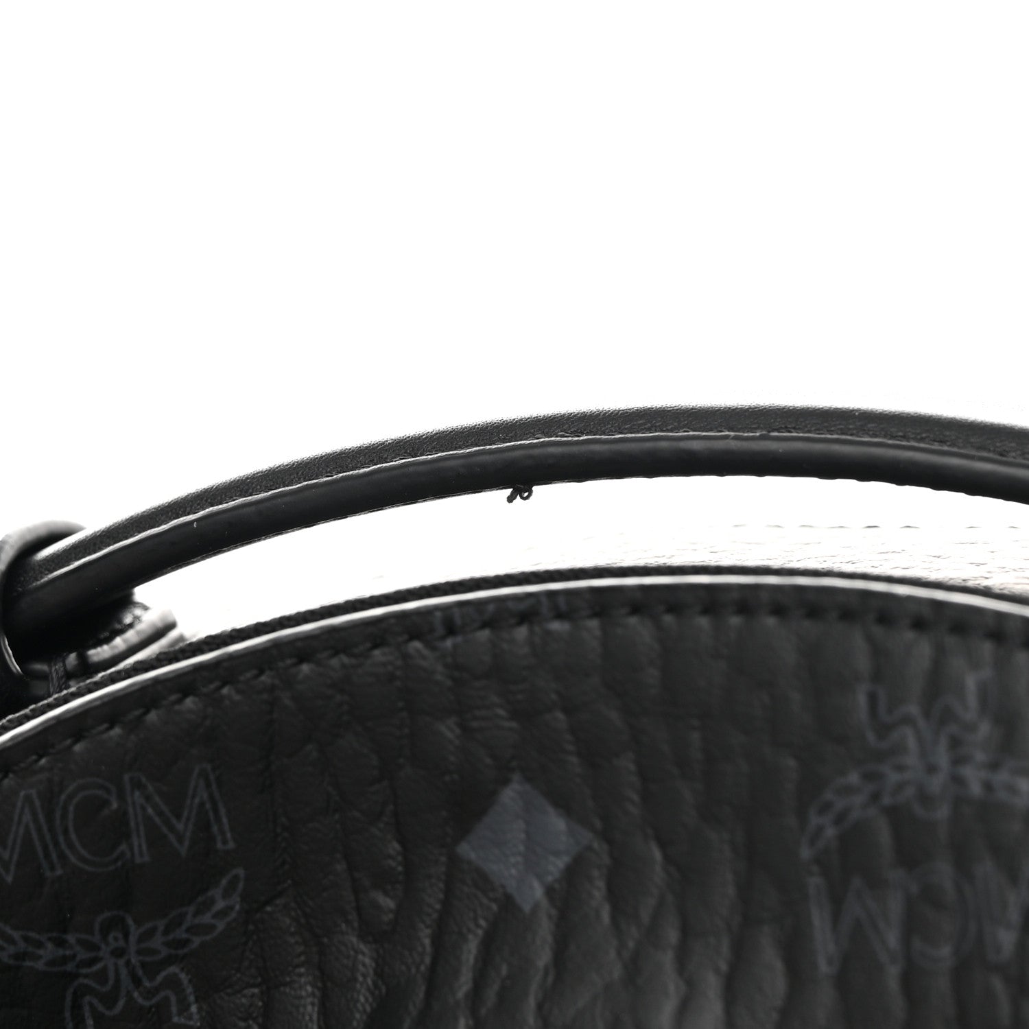 MCM Visetos Medium Stark Backpack Black 12 of 13