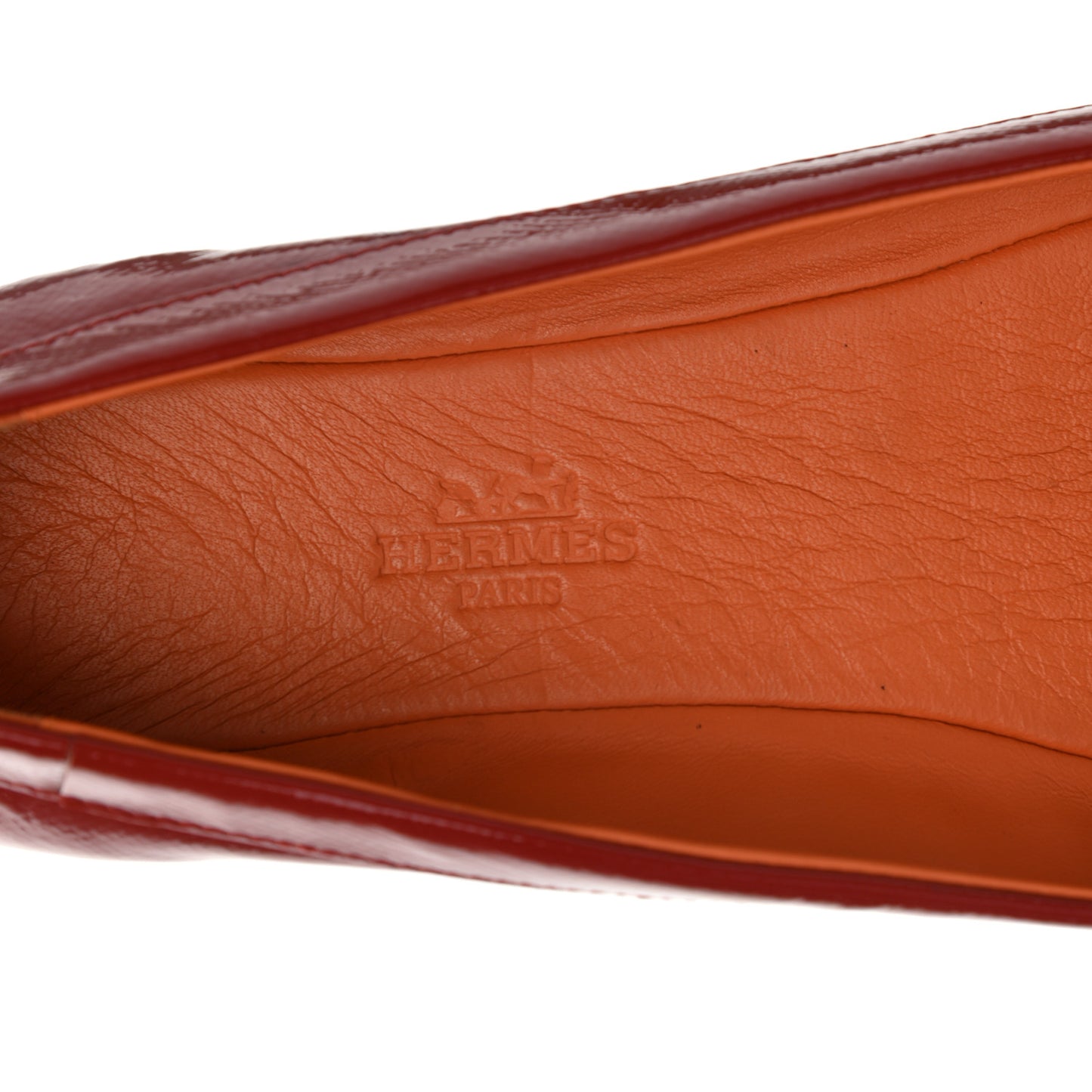 Patent Epsom Liberty Ballerina Flats 37.5 Cherry Tomato