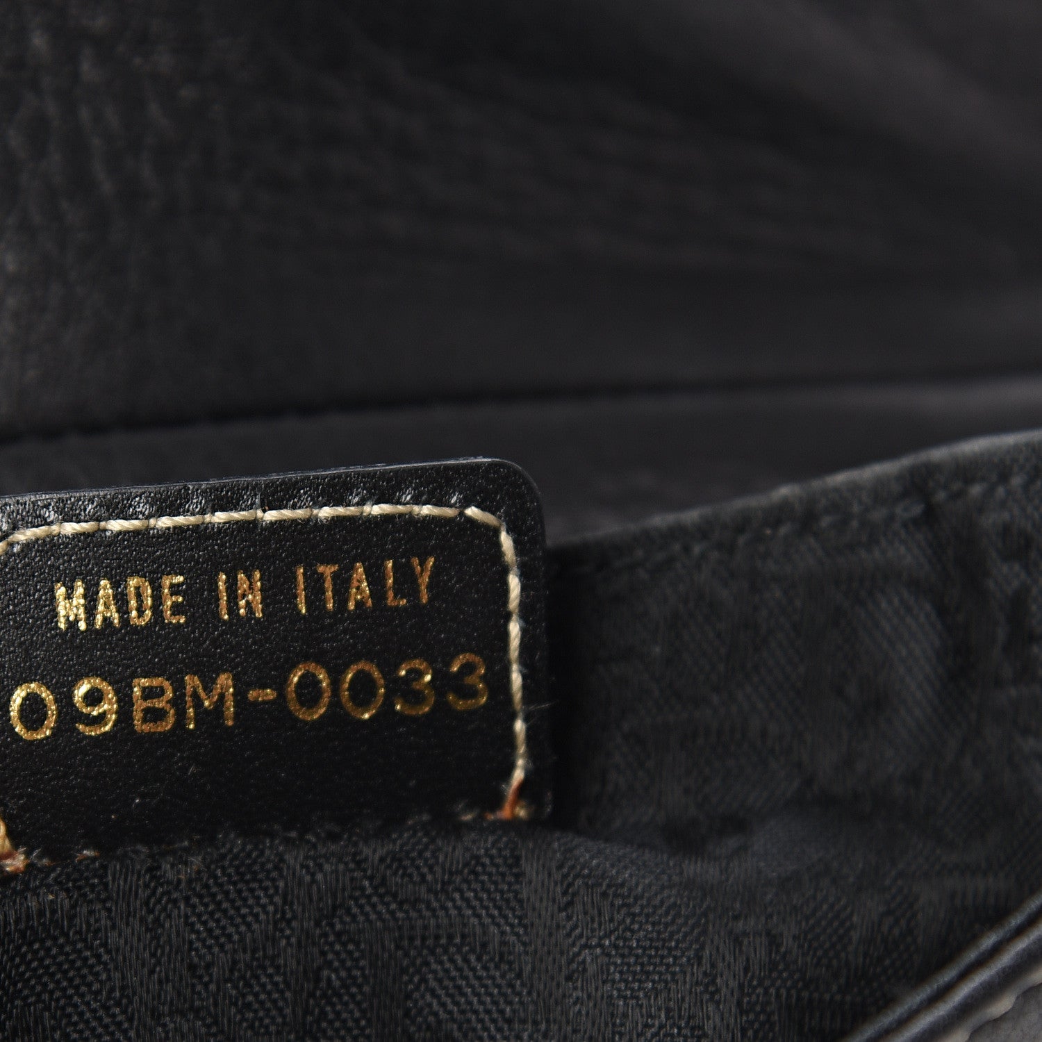 Christian Dior Grained Calfskin Saddle Belt Bag Black 6 of 11