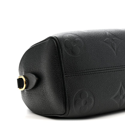 Louis Vuitton Empreinte Monogram Giant Speedy Bandouliere 20 Black 8 of 11