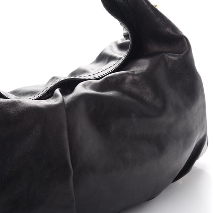 Gucci Calfskin Large Jockey Hobo Black 10 of 13