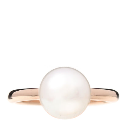 Tiffany 18K Rose Gold Pearl 8mm HardWear Ball Ring 46 3.5 1 of 5