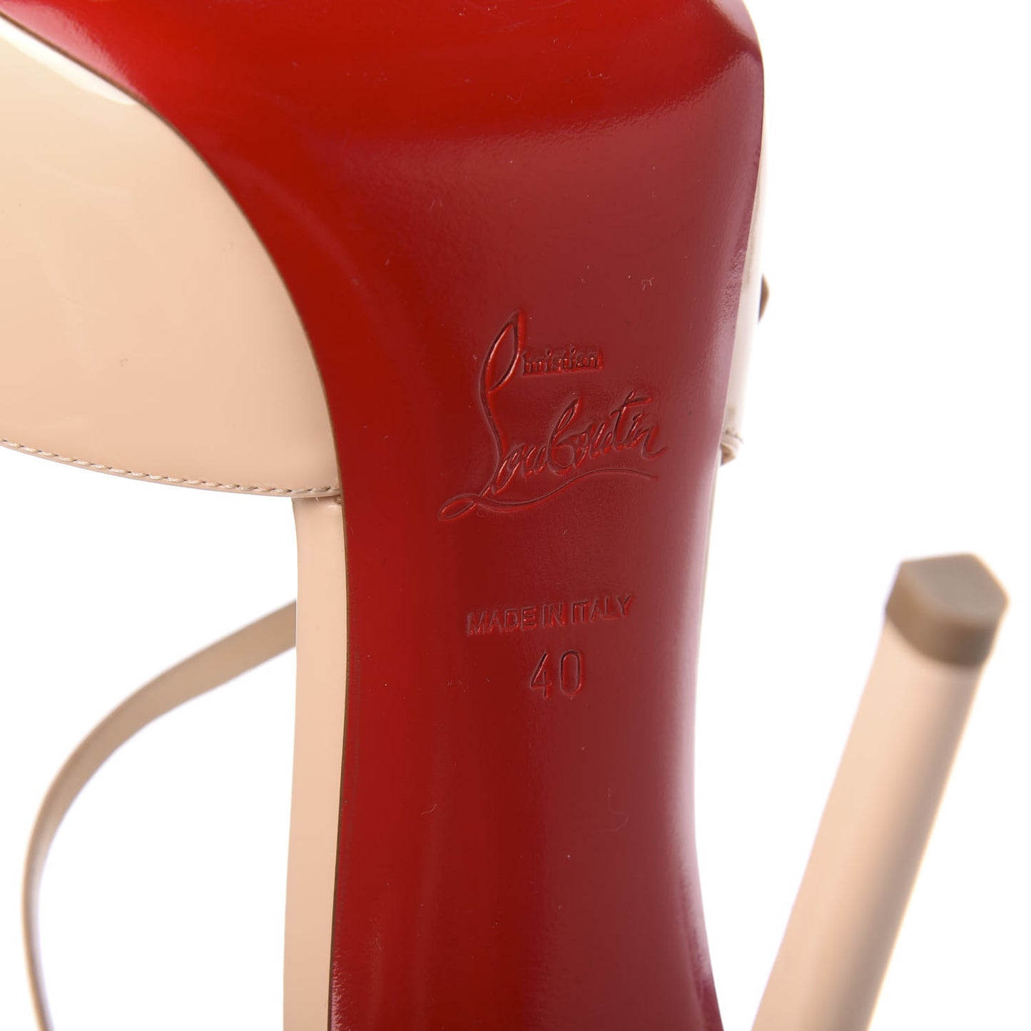 Patent Grolili Cross Strap 120 Pumps 40 Nude