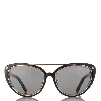 Tom Ford Edita Sunglasses TF384 Black 2 of 8