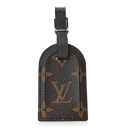 Louis Vuitton Monogram Luggage Tag Black 1 of 3