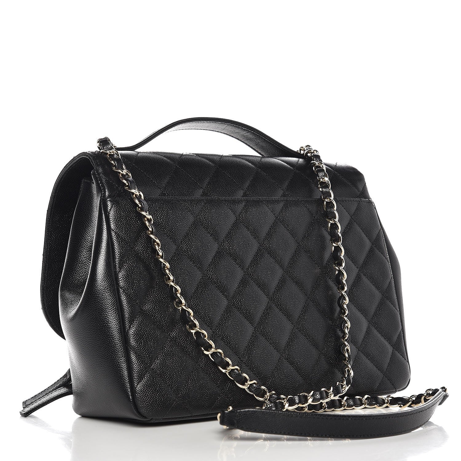 Chanel Caviar Quilted Large Business Affinity Flap Black 3 of 8