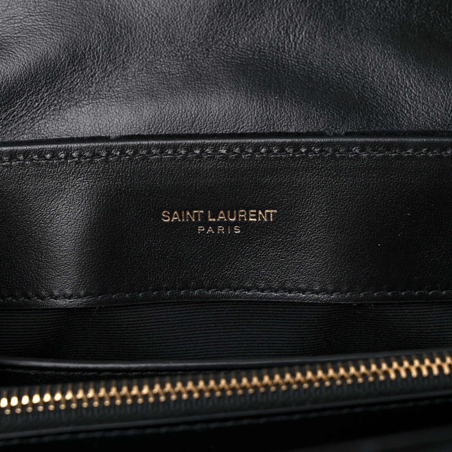 Saint Laurent Velvet Y Quilted Monogram Small Loulou Chain Satchel Black 5 of 10