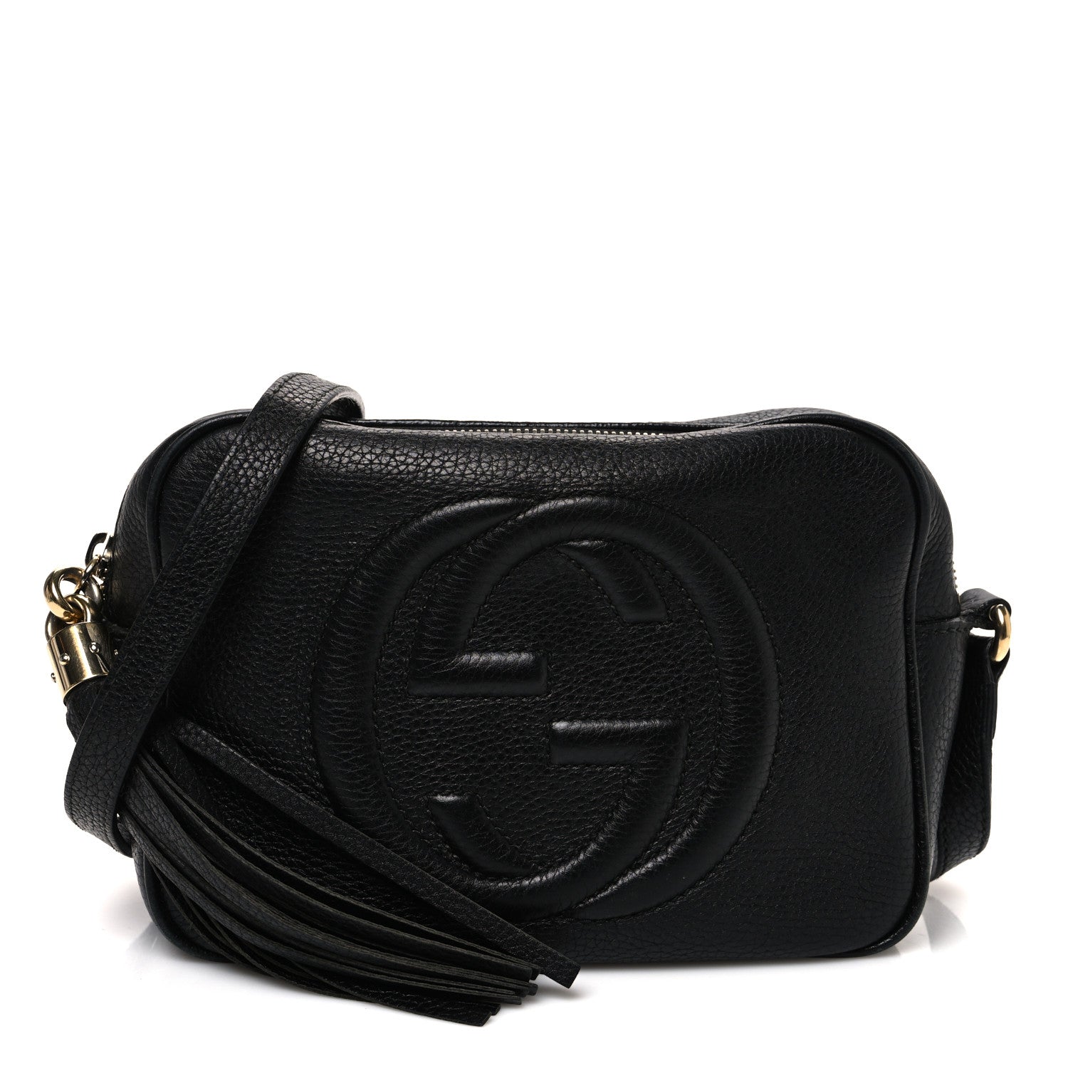 Gucci Pebbled Calfskin Small Soho Disco Bag Black 1 of 12
