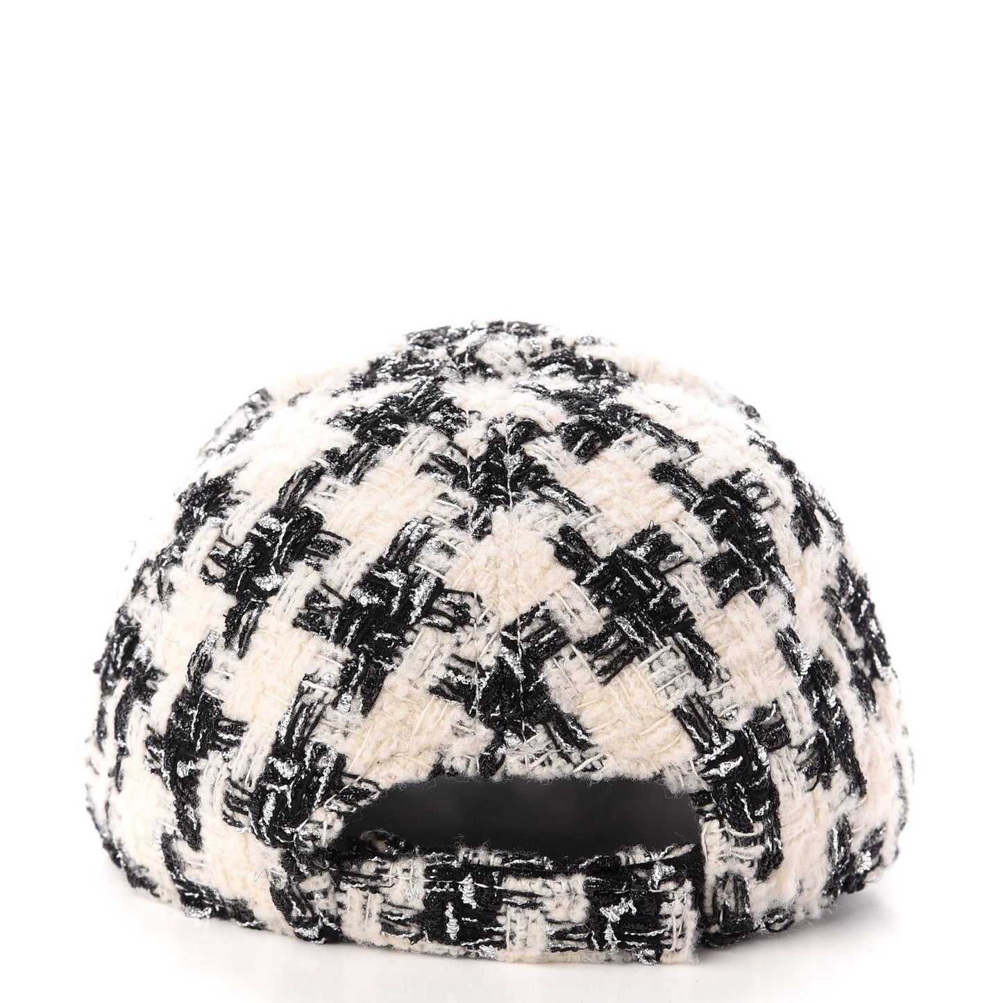 Tweed CC Cap Hat M Black White