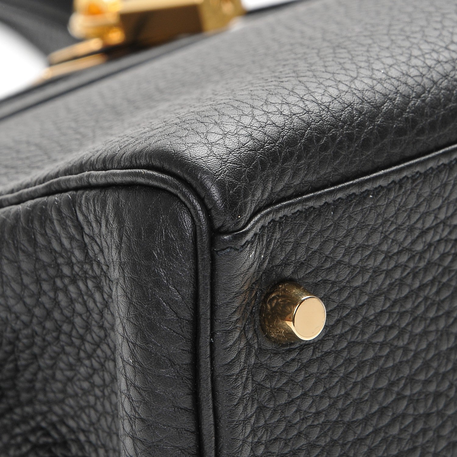 Hermes Togo Kelly Retourne 32 Black 10 of 23