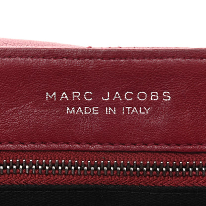 Marc Jacobs Lacquered Lambskin Quilted The Large Single Flap Bordeaux 6 of 9