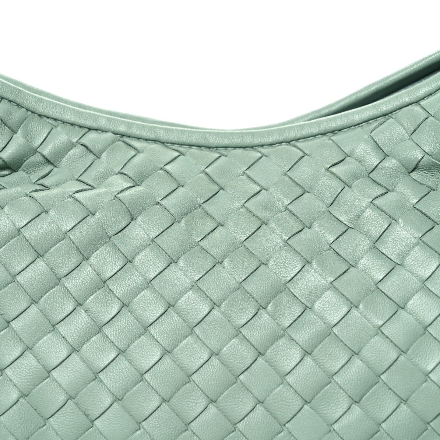 Nappa Intrecciato Medium Belly Veneta Hobo New Sauge