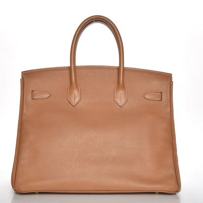 Hermes Courchevel Birkin 35 Naturelle 5 of 35