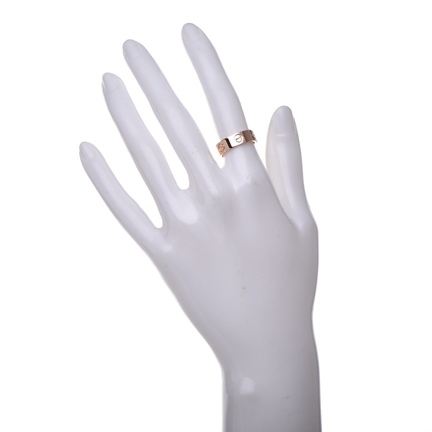 18K Pink Gold 5.5mm LOVE Ring 50 5.25