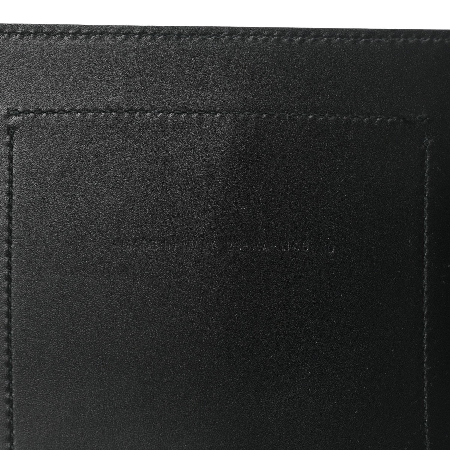 Christian Dior Calfskin Saddle Belt 80 Black 4 of 6