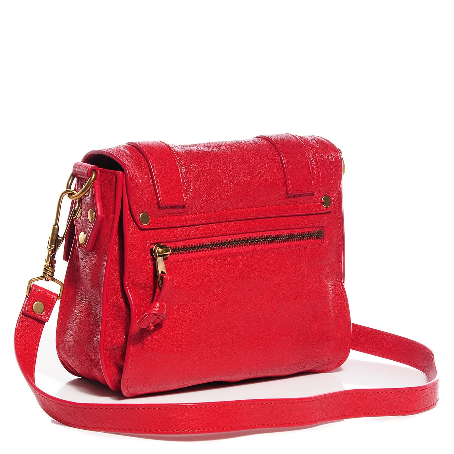Leather PS1 Pouch Messenger Bag Lipstick
