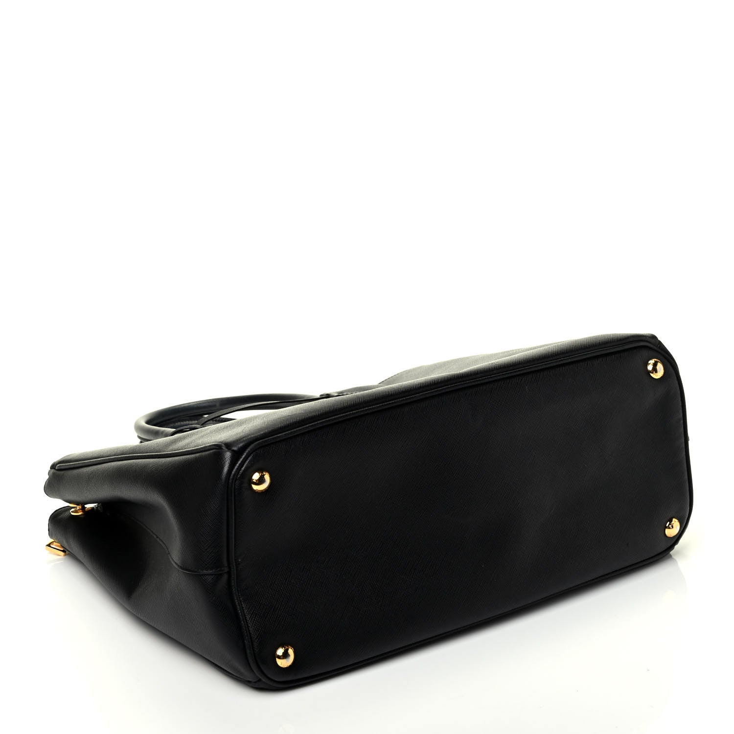 Prada Saffiano Large Galleria Double Zip Tote Black 4 of 9